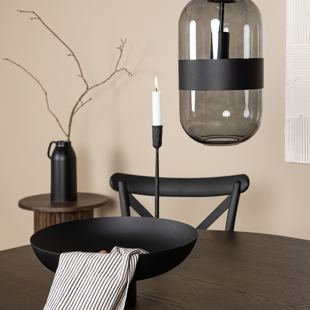 Matgrupp furniture/fashion Stone Rund med 4 Crosett Stolar