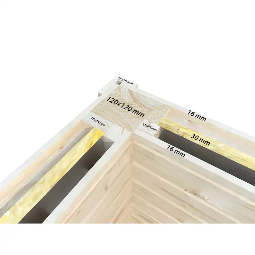 Bastu Palmako Sarah 7,1 m2