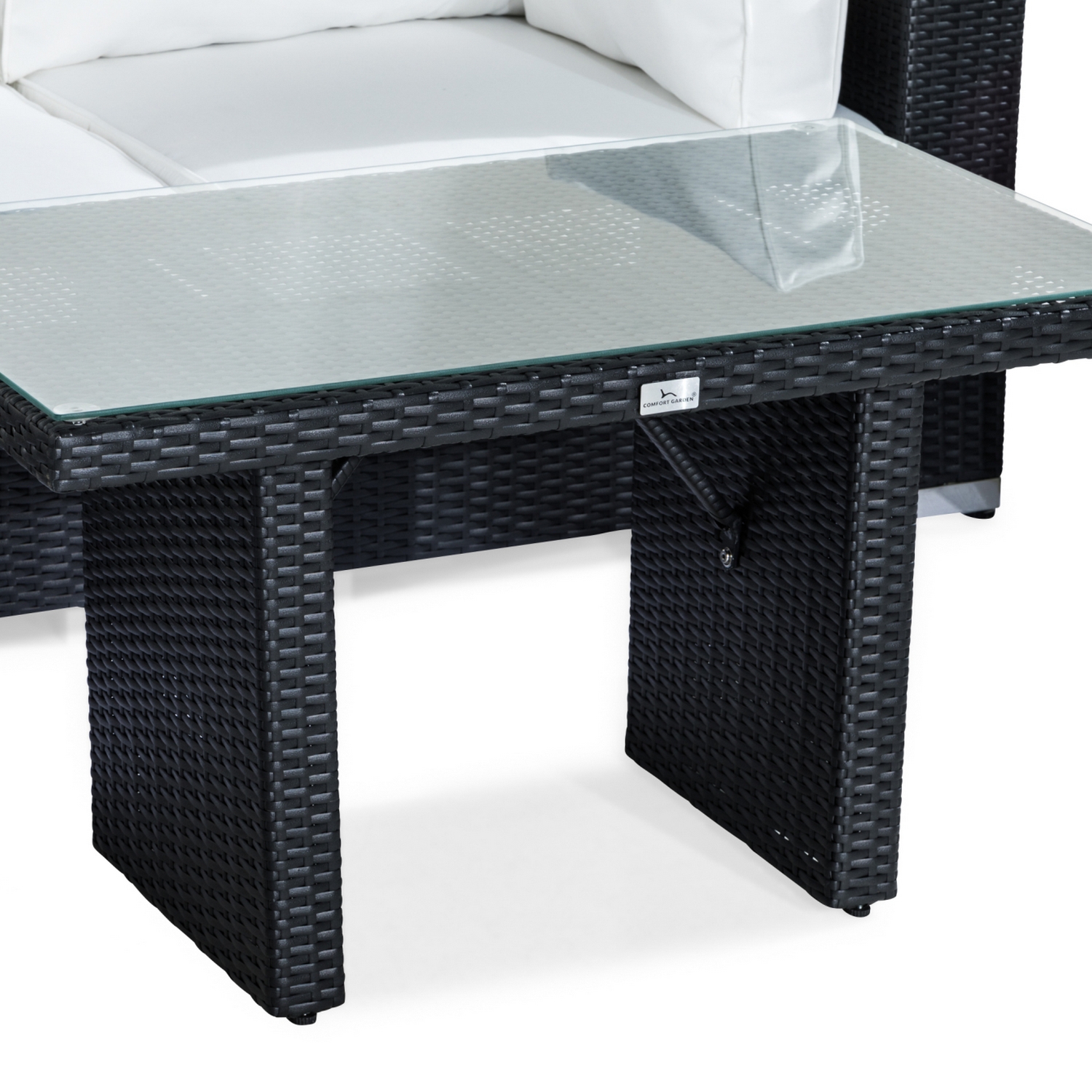 Loungegrupp Comfort Garden Bahamas 4-sits med 2 Fåtöljer och Soffbord 100x60 Utomhus
