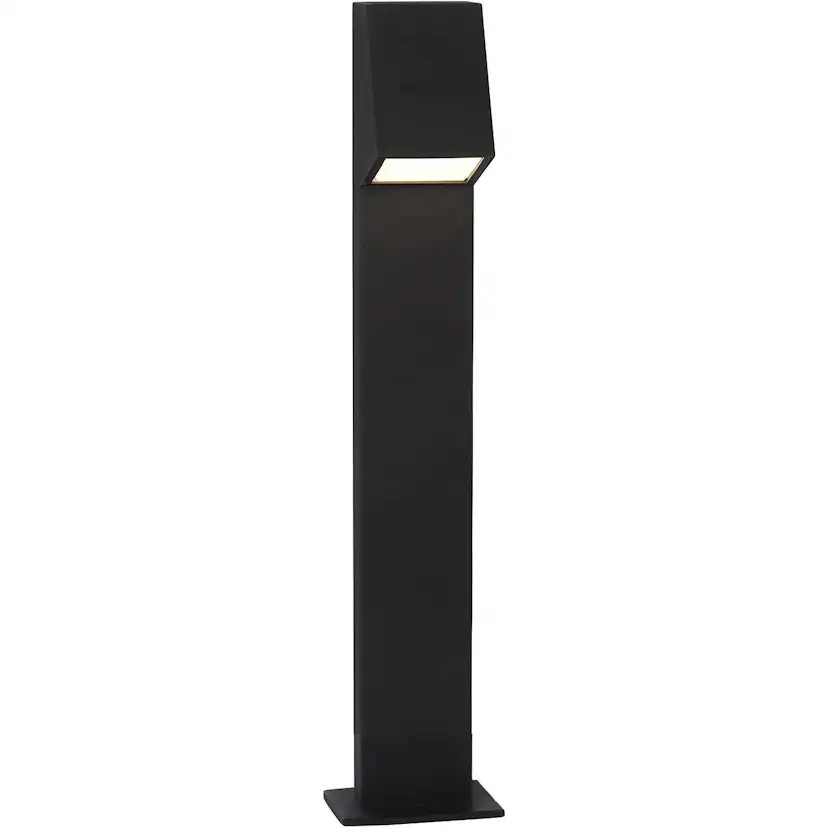 Luton stolpbelysning 230VIP44 svart 100cm Svart