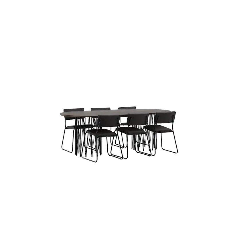 Matgrupp furniture/fashion Stone med 6 Kenth Stolar