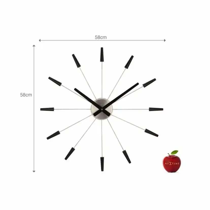 Väggklocka NeXtime Plug Inn 58