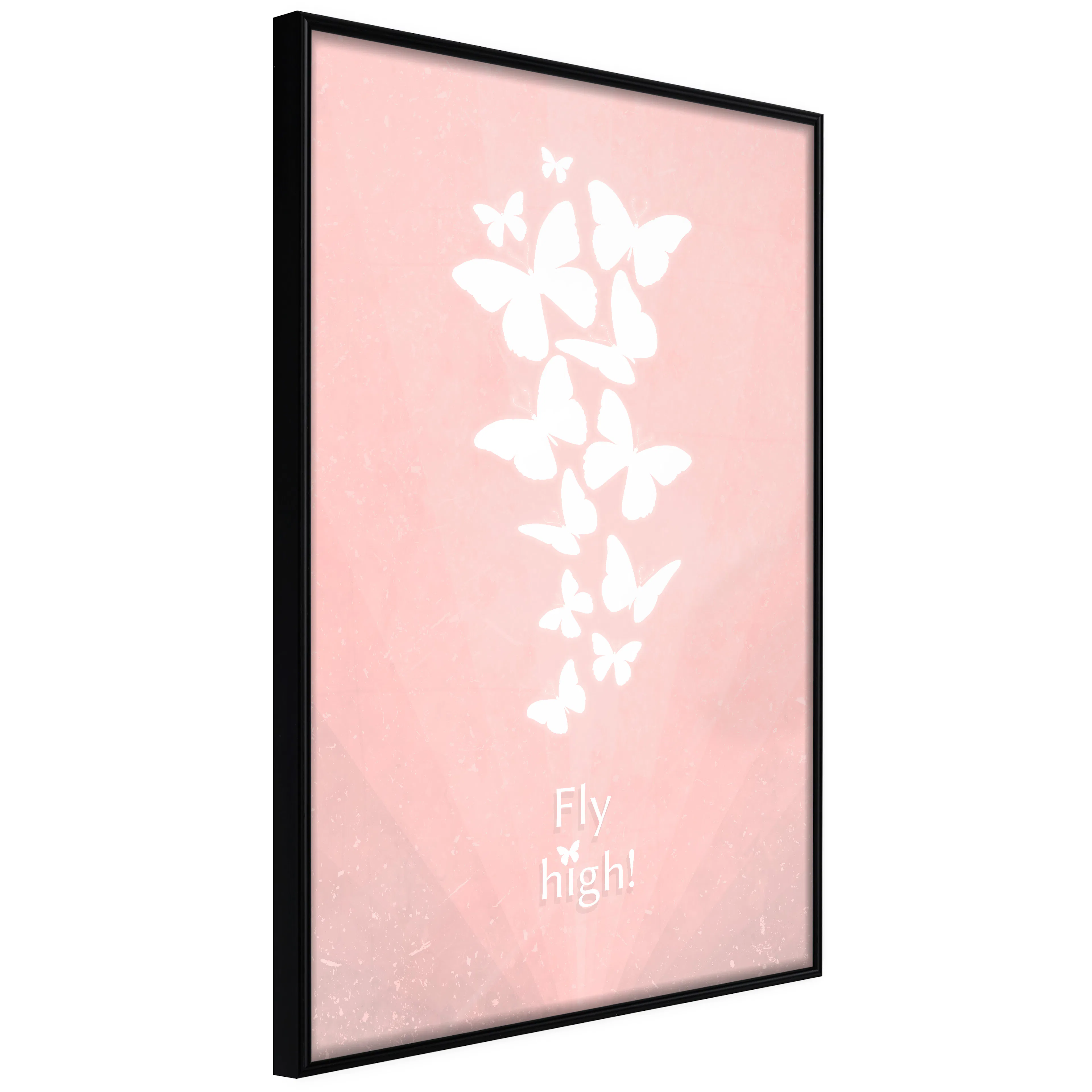 Affisch - Fly High! [Poster] 20x30 Svart ram, 20x30 cm