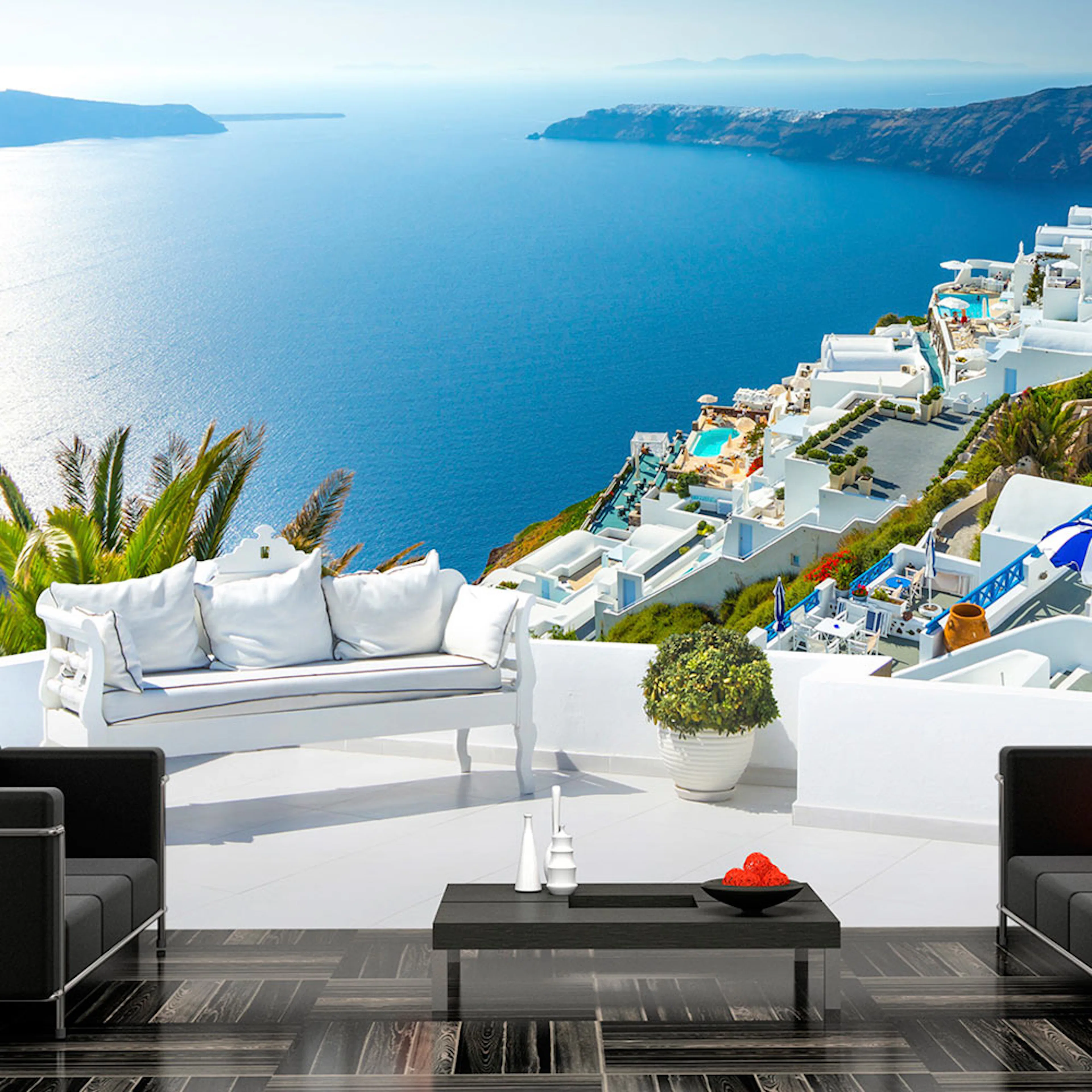 Fototapet Arkiio View on Santorini