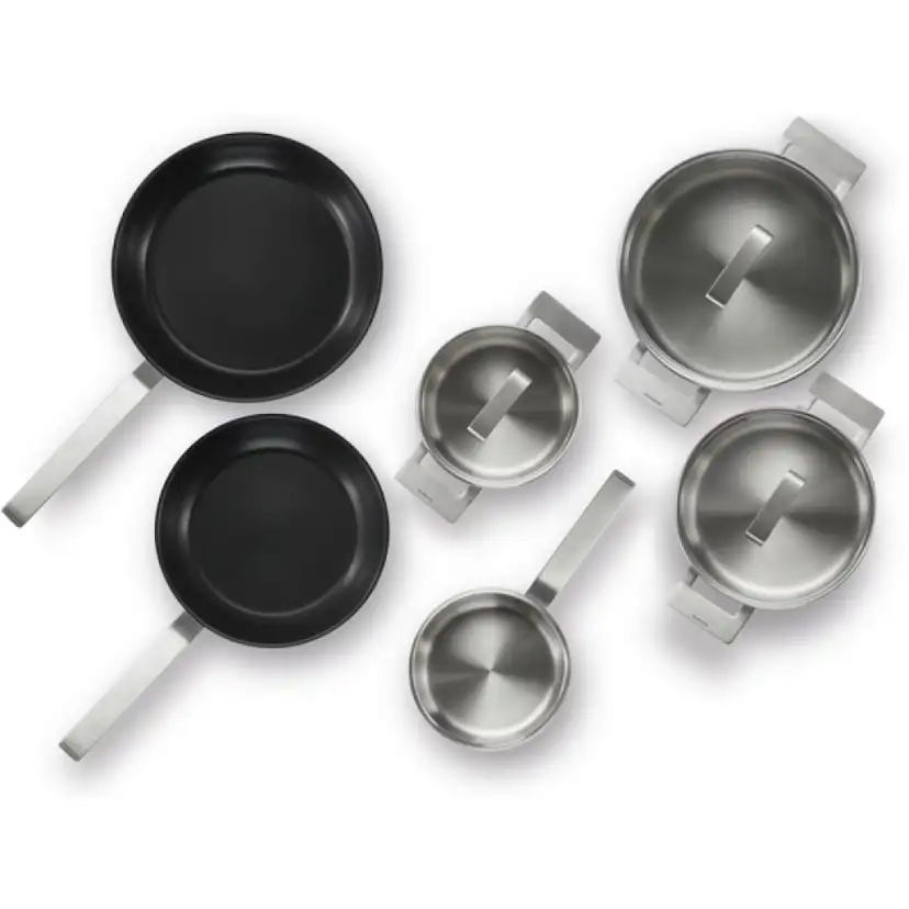 Kökkärl Bosch HEZ9SE040 Set 4 st Rostfria Kastruller & Stekpannor