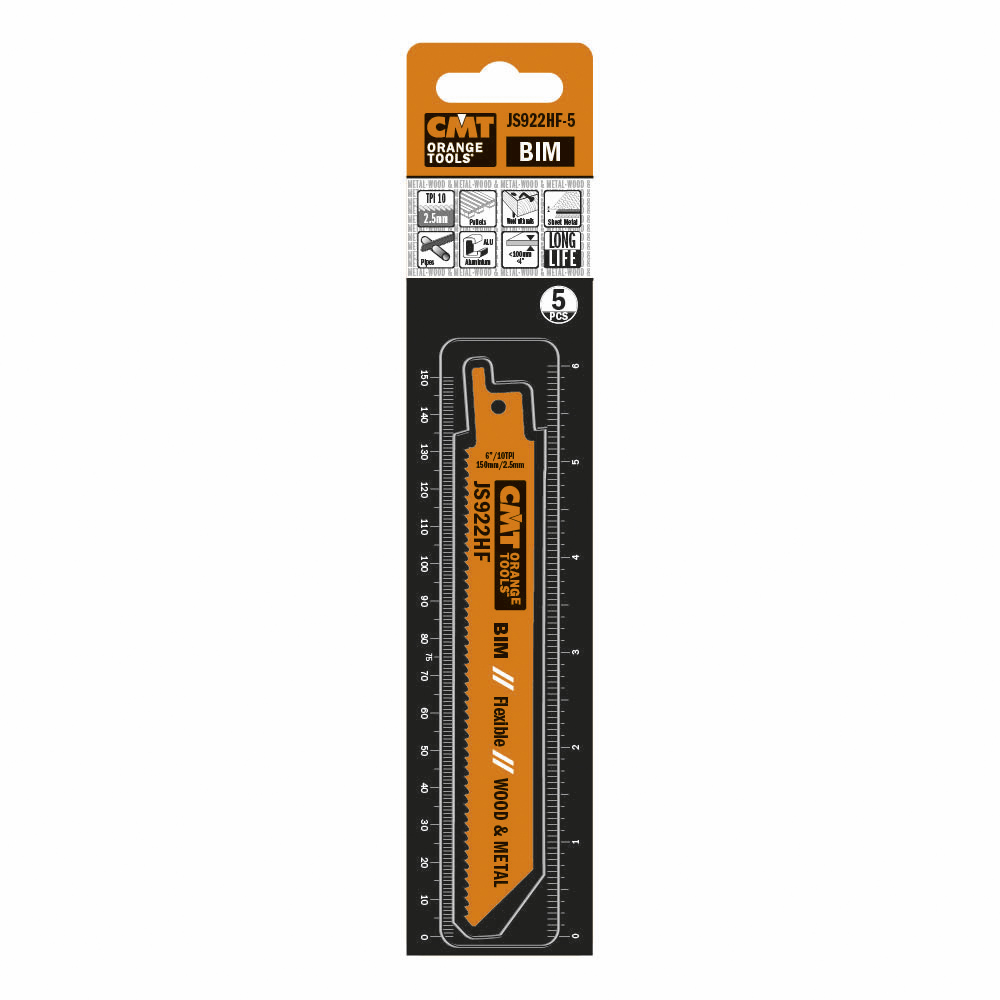 Tigersågblad CMT Orange Tools Trä/metall 150mm BIM Flex