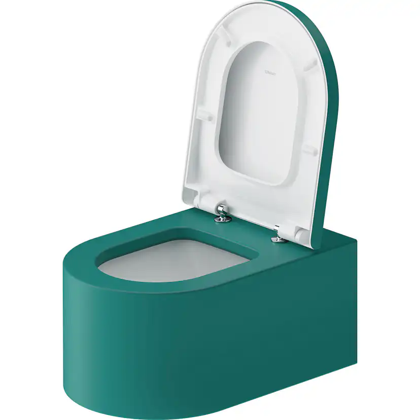WC vägg, Ytterfärg Grönblå Matt 570 mm Grönblå