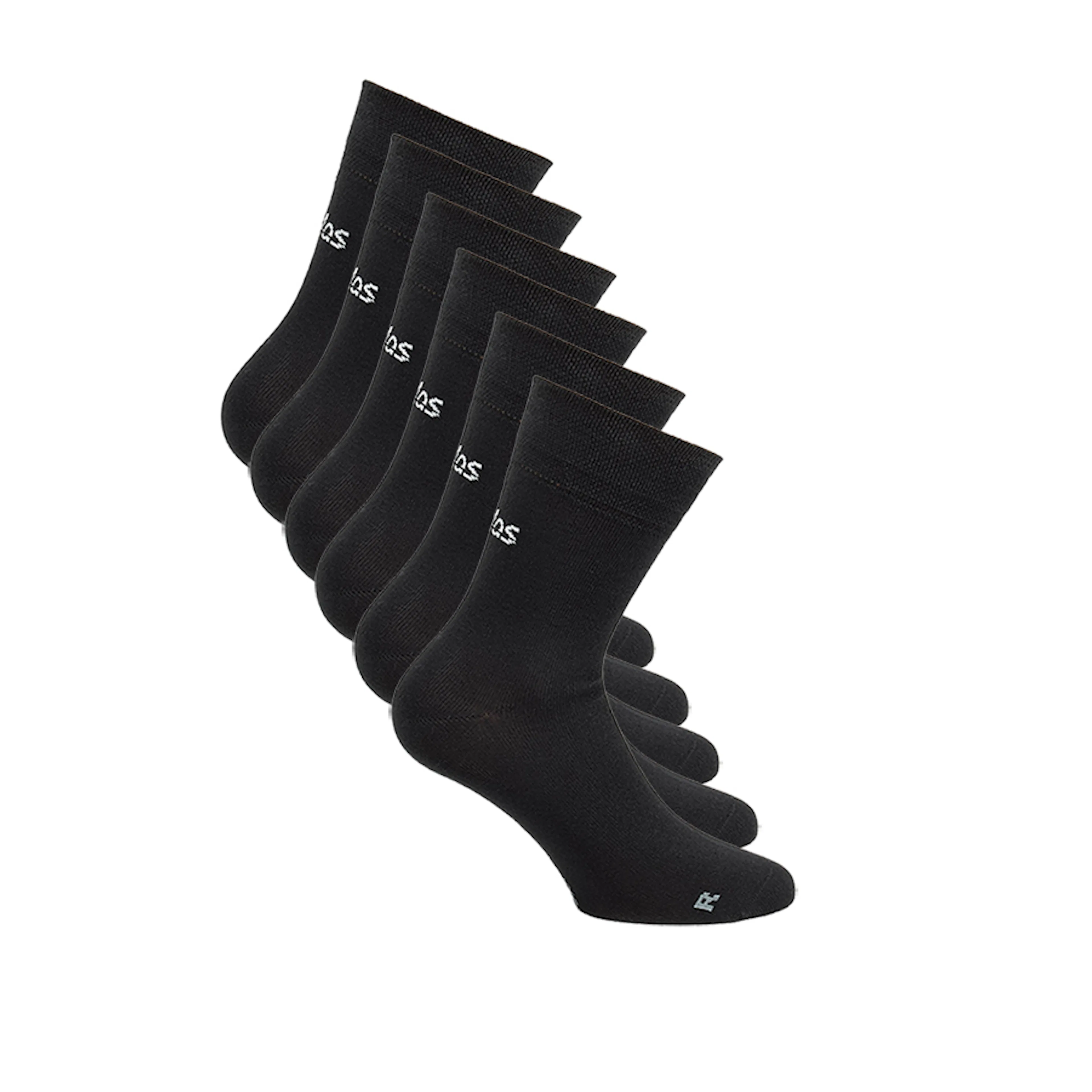 Komfortstrumpa Jalas 8203 Svart 6-Pack