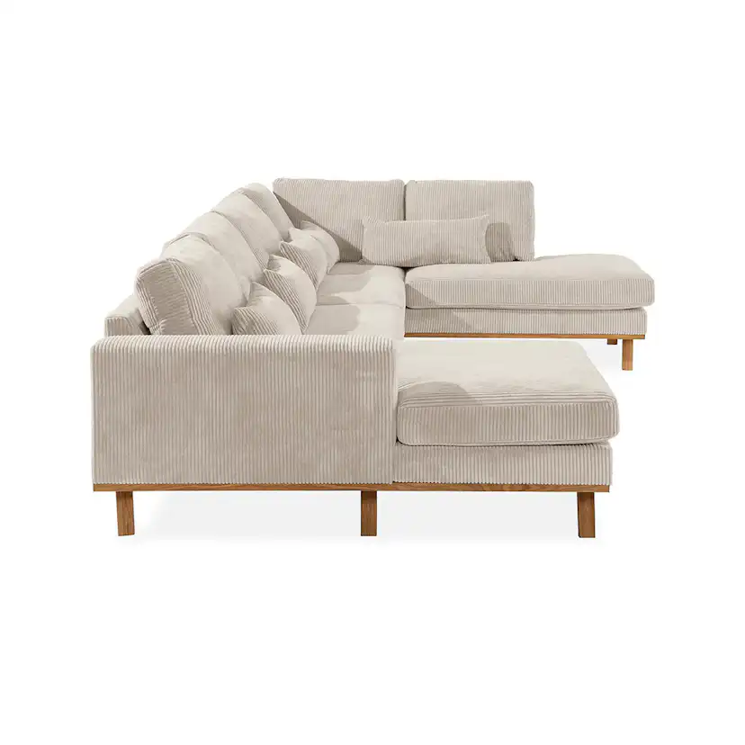 Copenhagen U-soffa Höger Manchester Beige, Höger