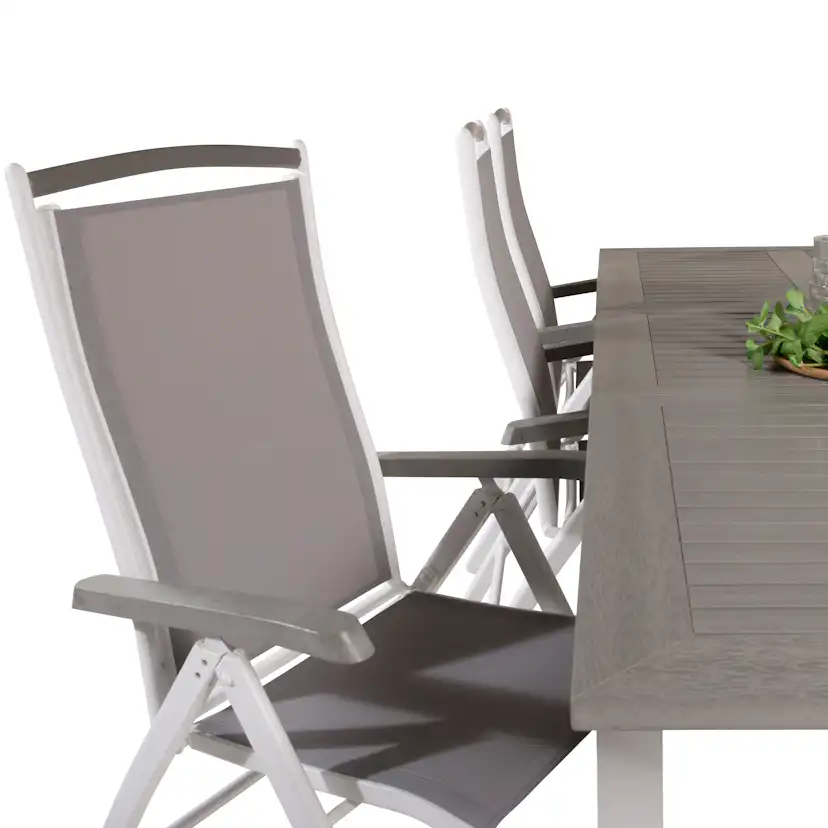 Matgrupp Venture Home Aleyna 160/240 med 8 Stolar