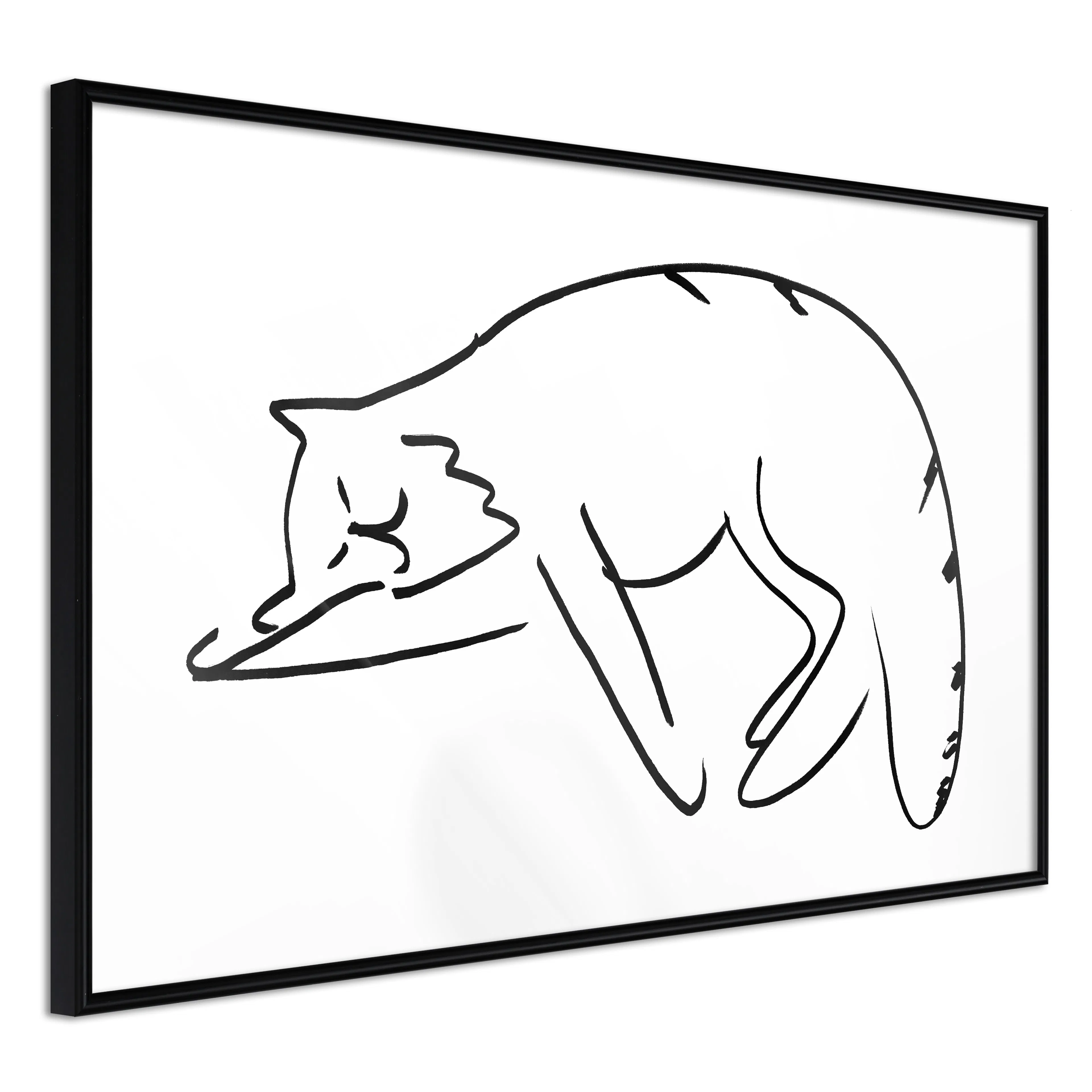 Affisch - Cat's Dreams [Poster] 30x20 Svart ram, 30x20 cm