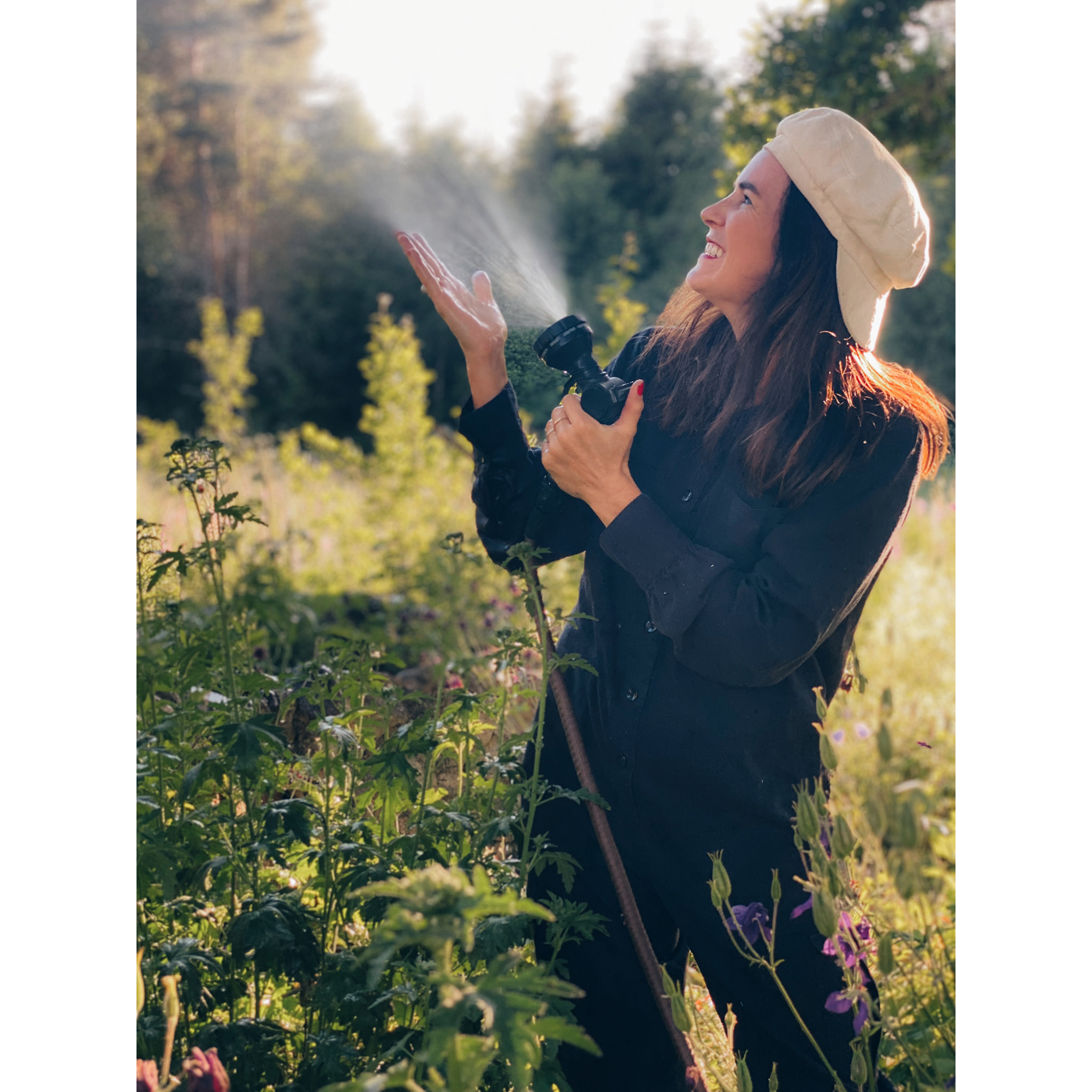 Trädgårdsslang By Benson Deluxe Set Mörk Sand 25 m