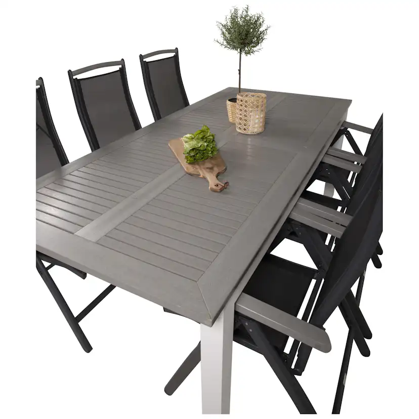 Matgrupp Venture Home Aleyna 224/324 med 6 Stolar