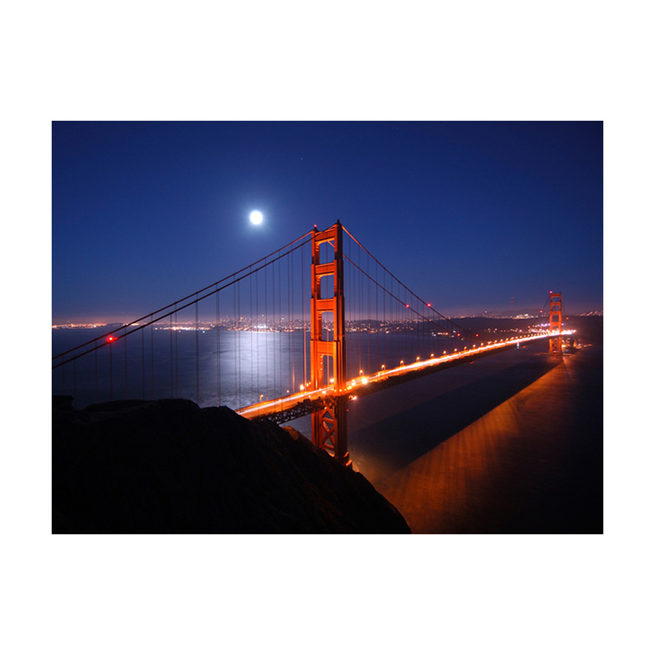 Fototapet Arkiio Golden Gate Bron På Natten