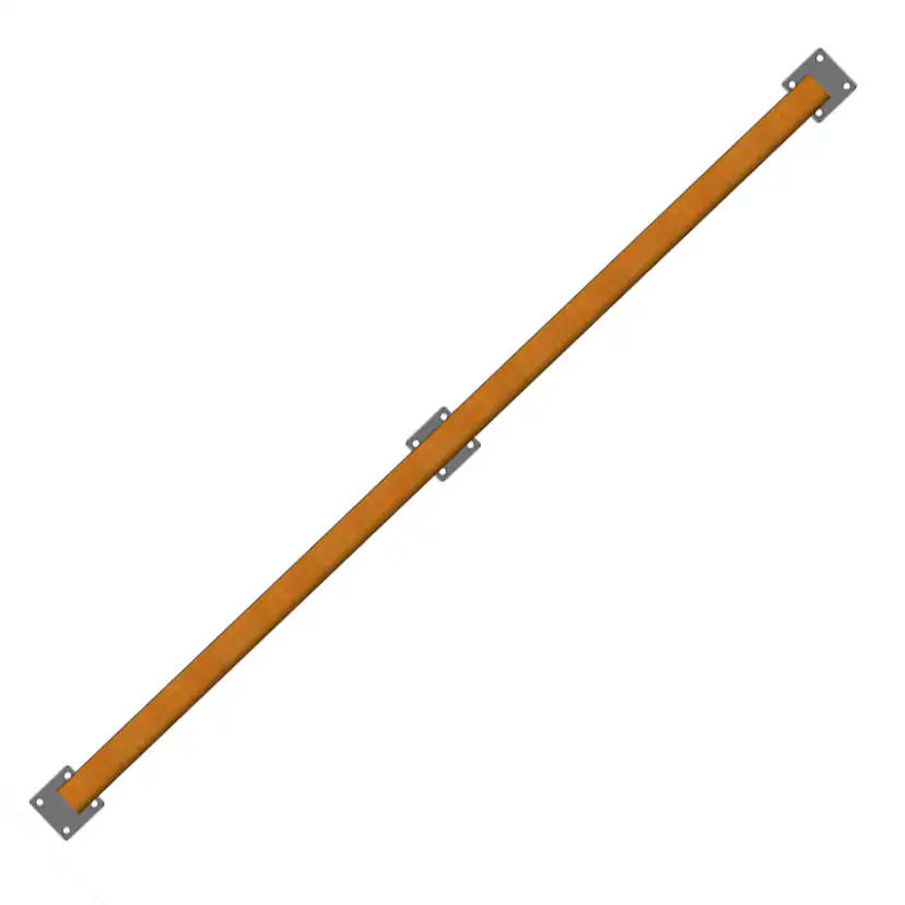 Räcke PLUS Rak 6x3,6x189 cm Maghony