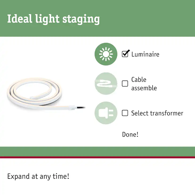 LED-strip Paulmann Smooth Plug & Shine IP67 24V