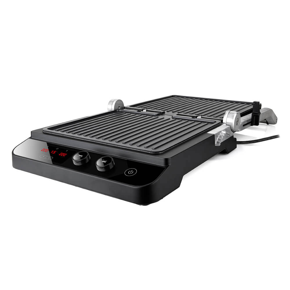 Bordsgrill BLACK+DECKER Temp Control Extra Plattor 2000W Borstat stål