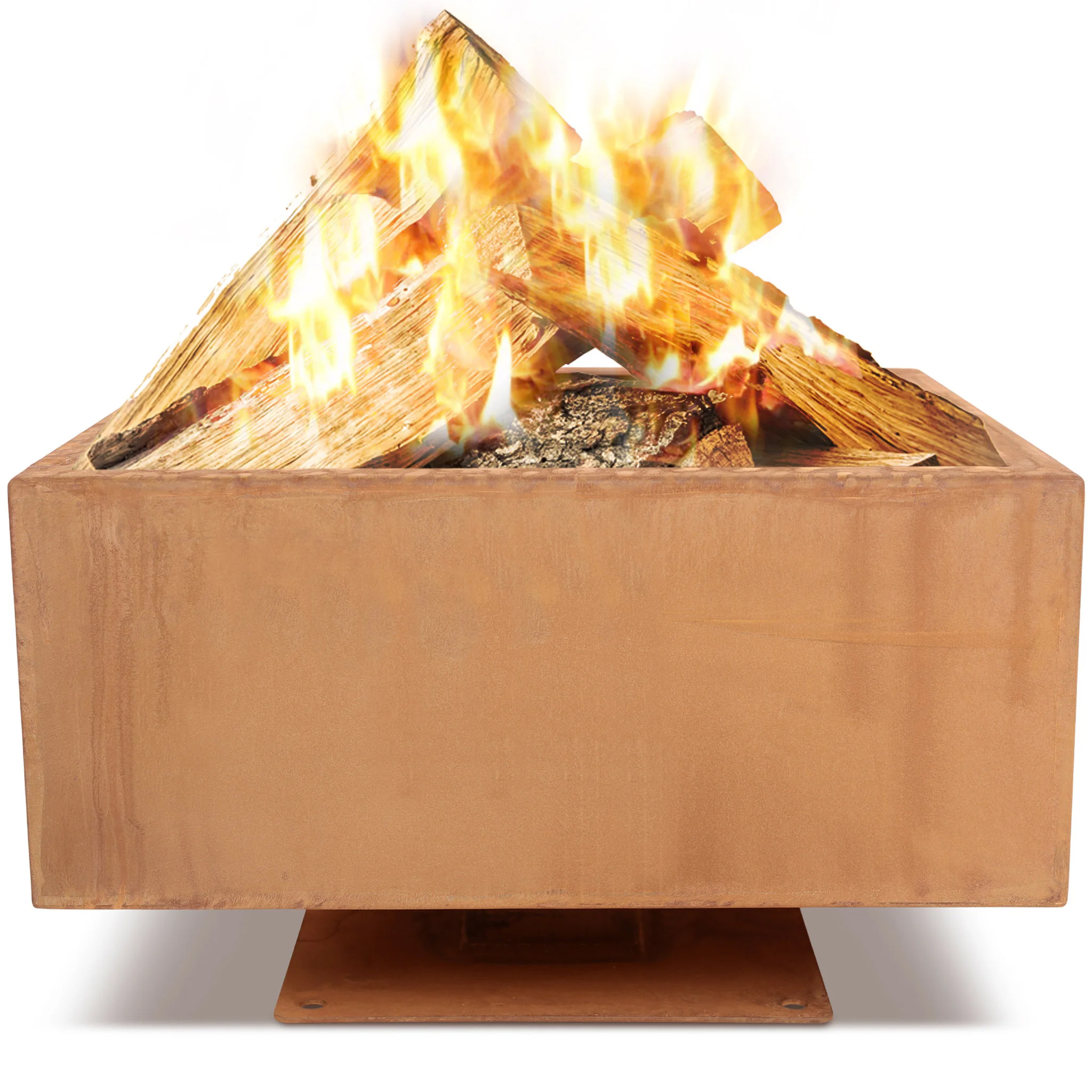 Eldstad Lyfco Cortenstål Kvadratisk