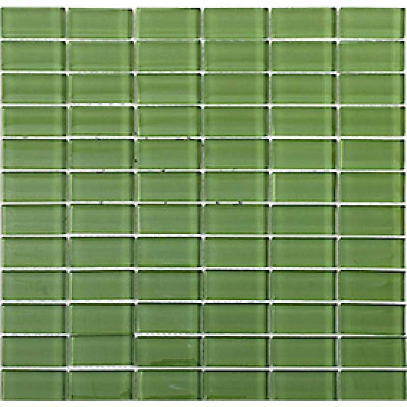 Kristallmosaik Arredo Blank 23x48x8 mm Moss Grön