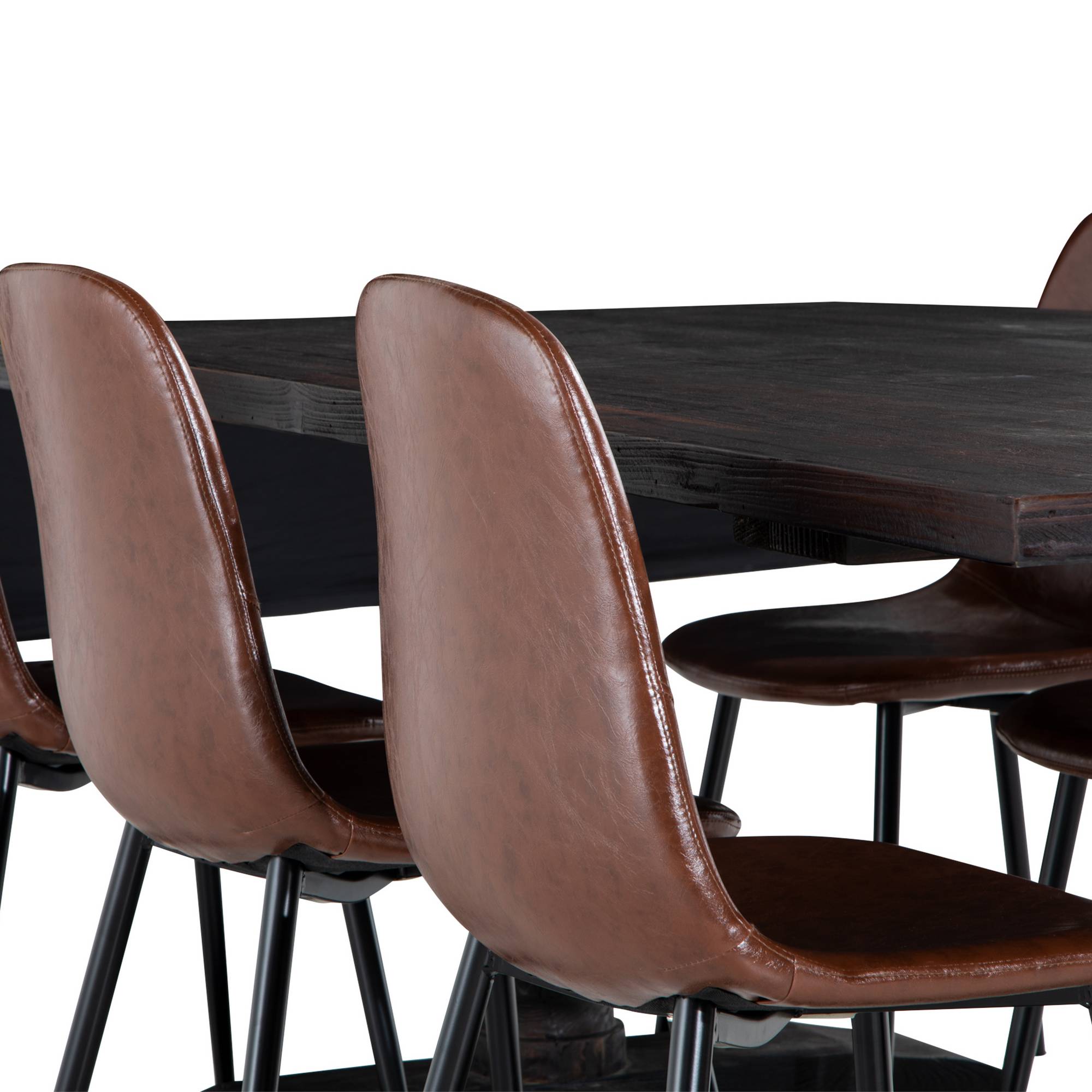 Matgrupp Basic Home Dijon Rektangulärt 200 cm med 6 Nibe Matstol