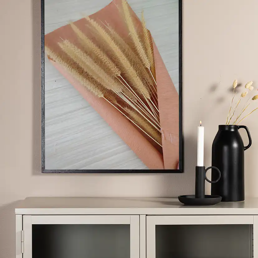 Posters Venture Home Dry Flowers Rosa/beige