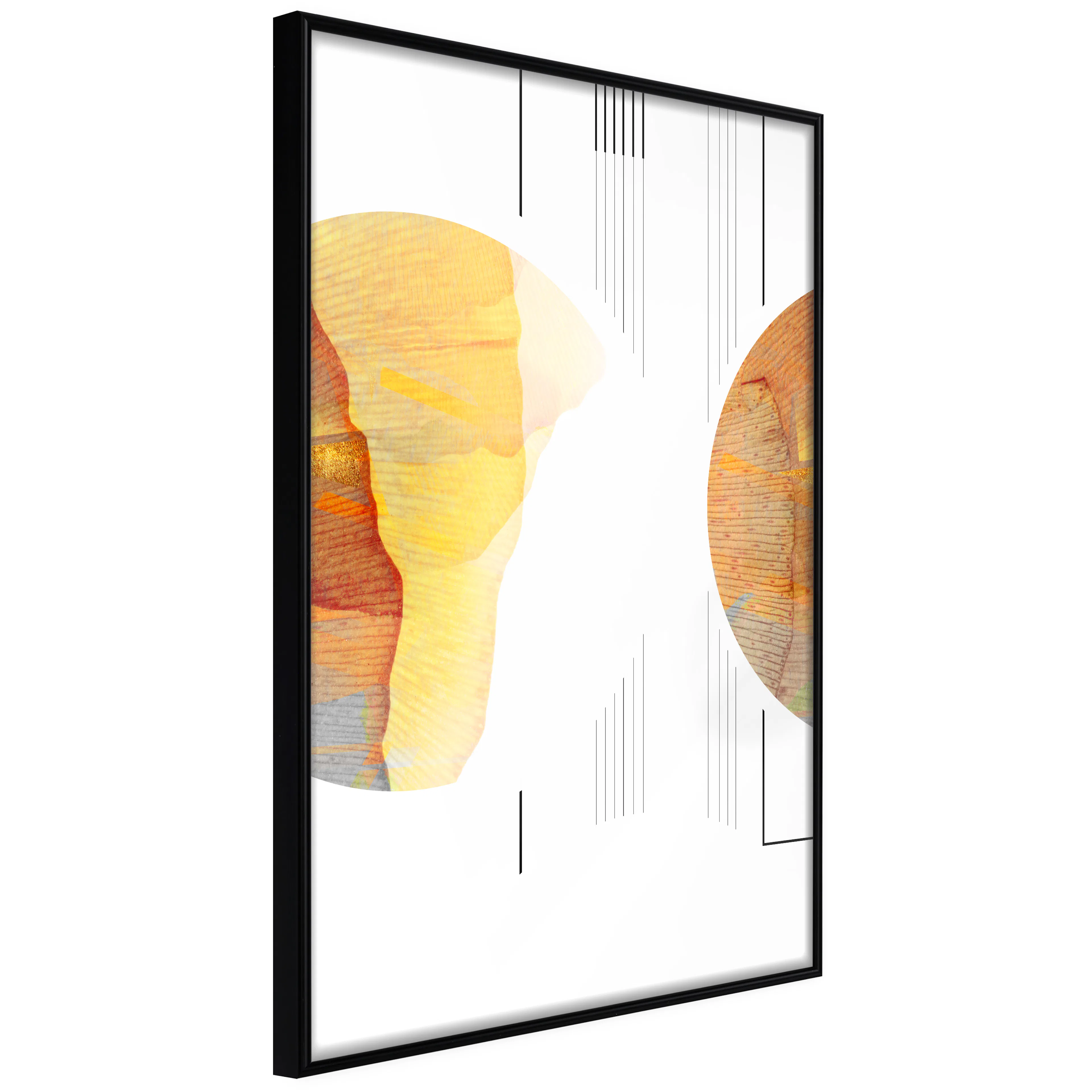 Affisch - Two Poles [Poster] 20x30 Svart ram, 20x30 cm