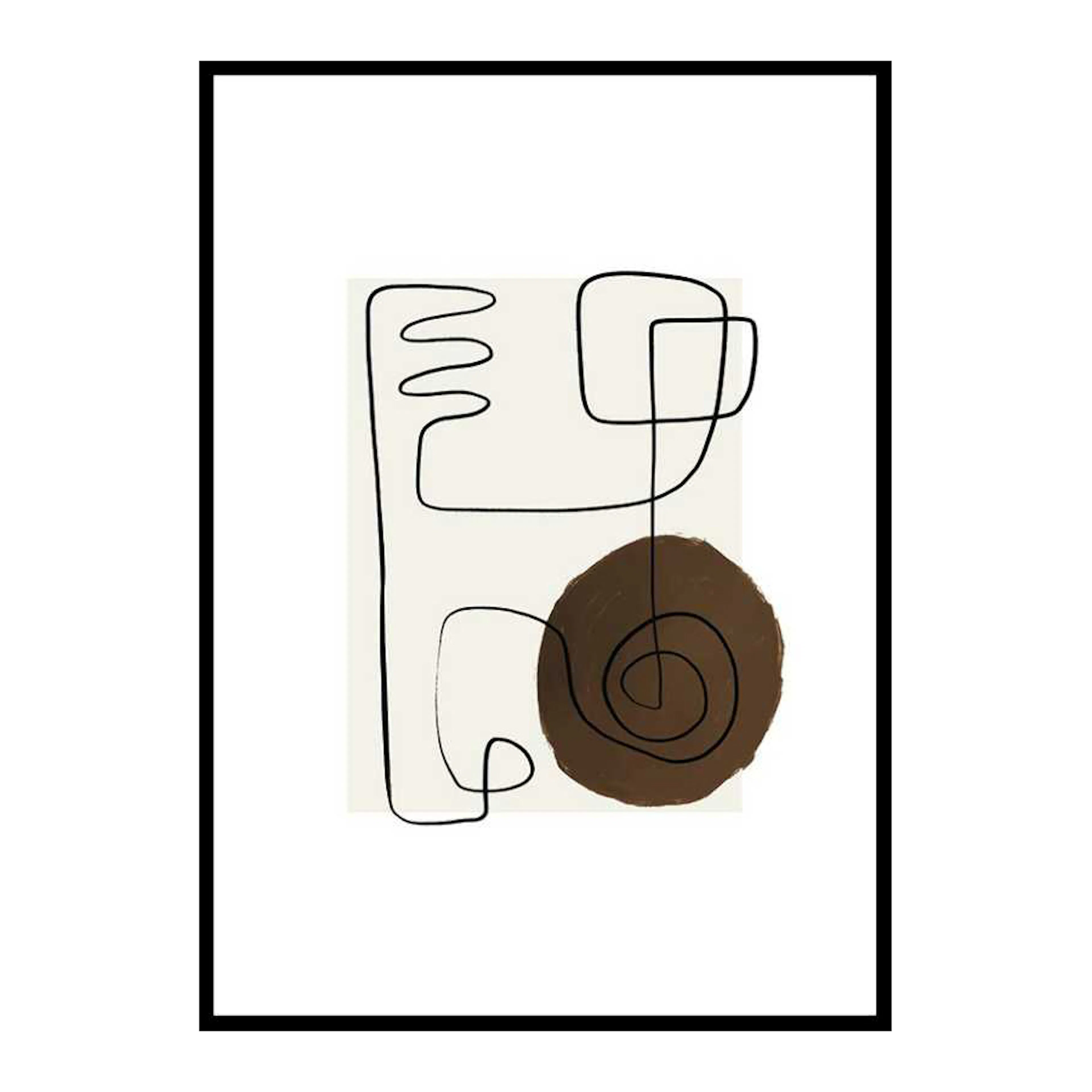 Abstract Brushed No2 50x70 cm