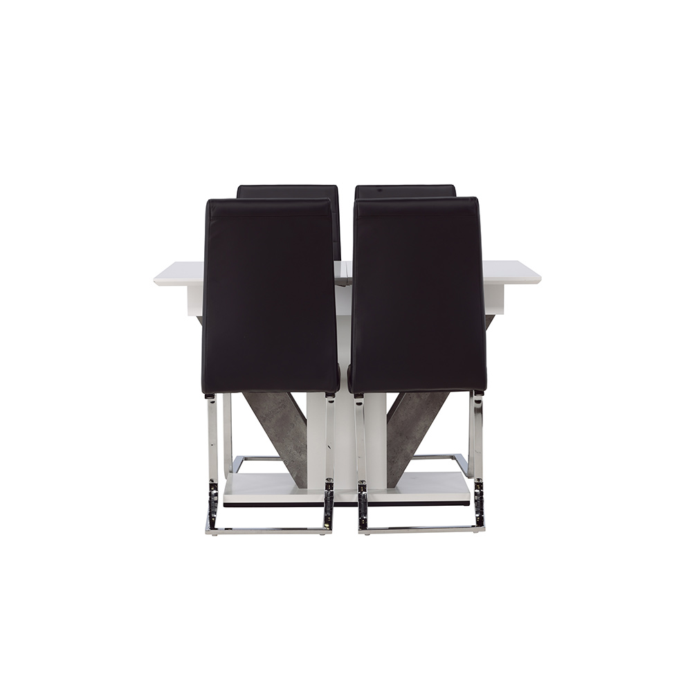 Matgrupp Venture Home Disa med 4 Tempo Stolar