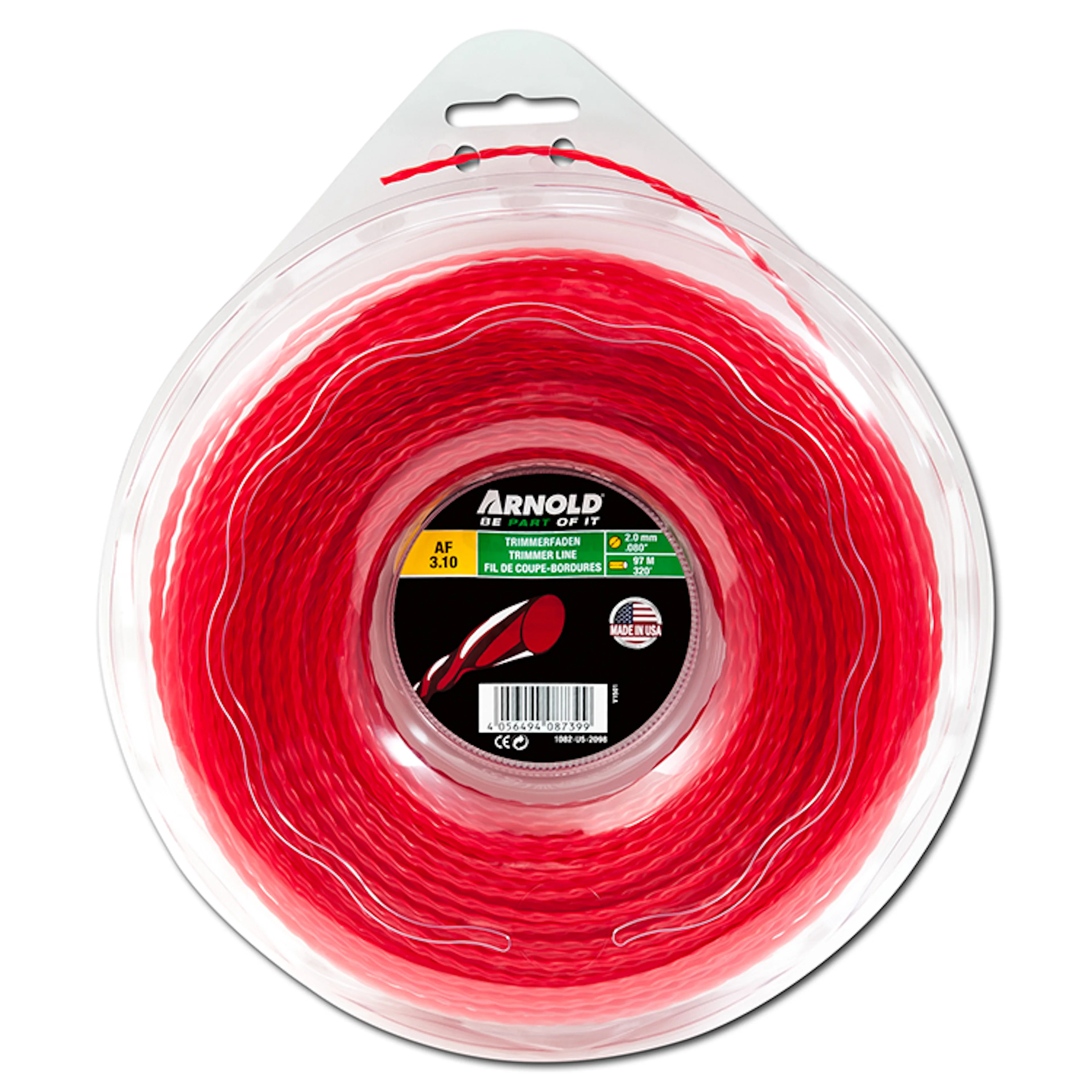 Trimmertråd Arnold 98 m Redline Pro Twisted