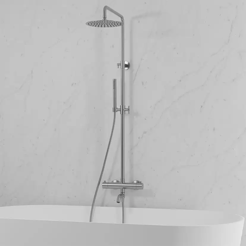 Takduschset Scandtap Steel Pleasure 3