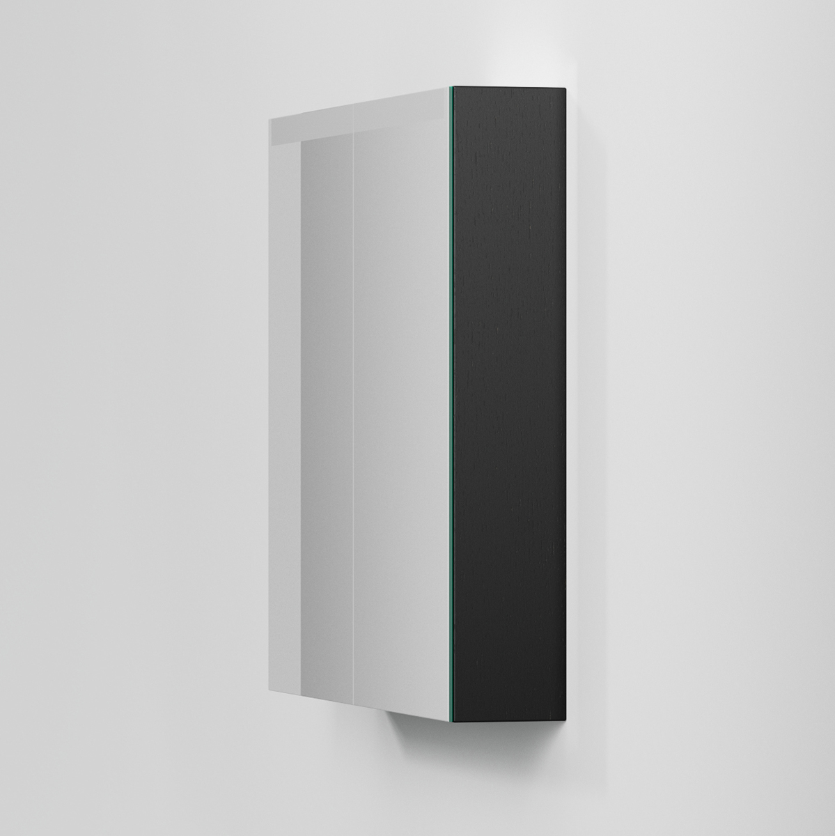 Spegelskåp STAGE 80,Black Oak, 2 Luckor Bredd: 800 mm, Black Oak, Dubbla luckor