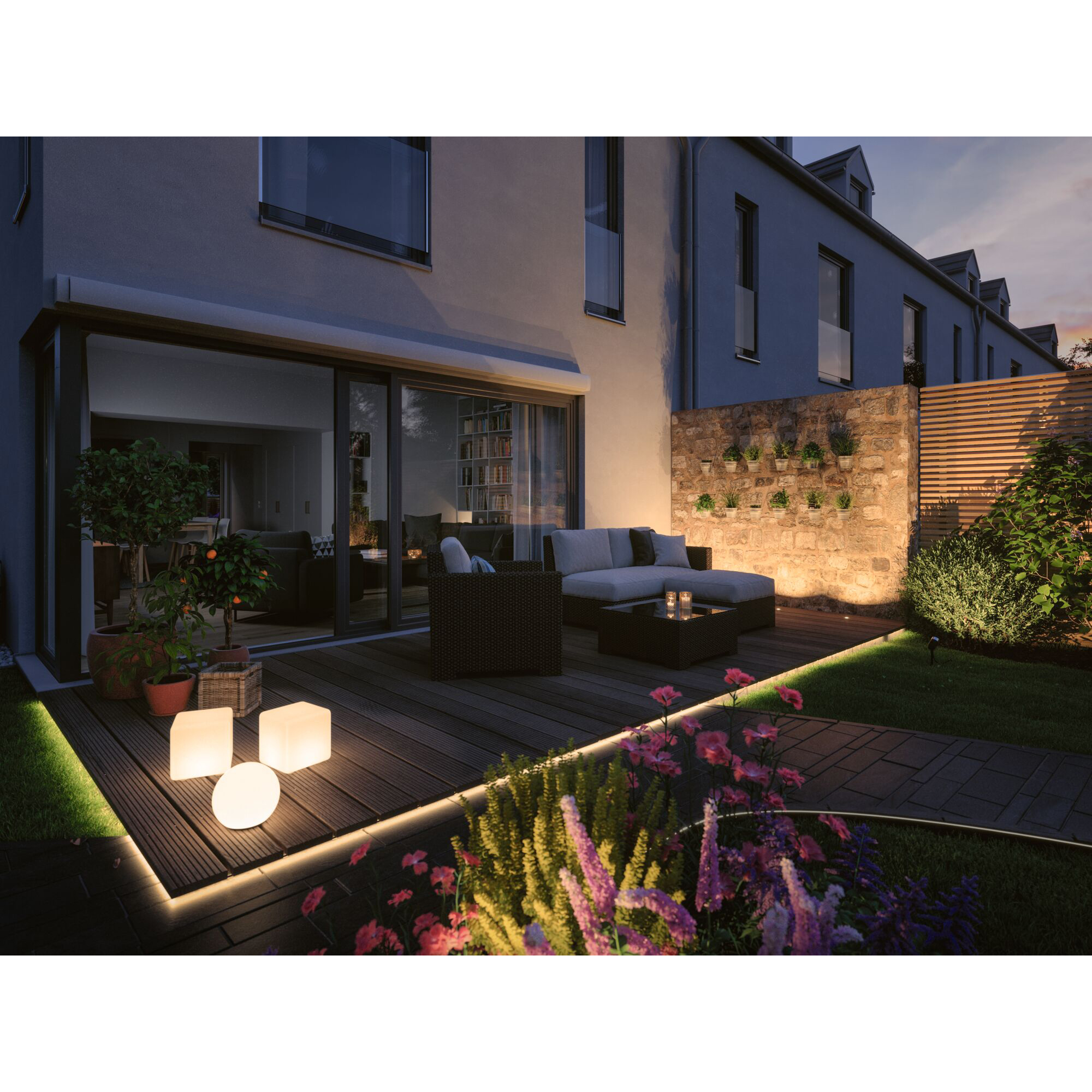 Dekorationsljus LED Paulmann Cube Plug & Shine IP67 24V