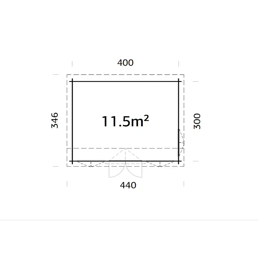 Stuga Claudia Pent 12,0 m2