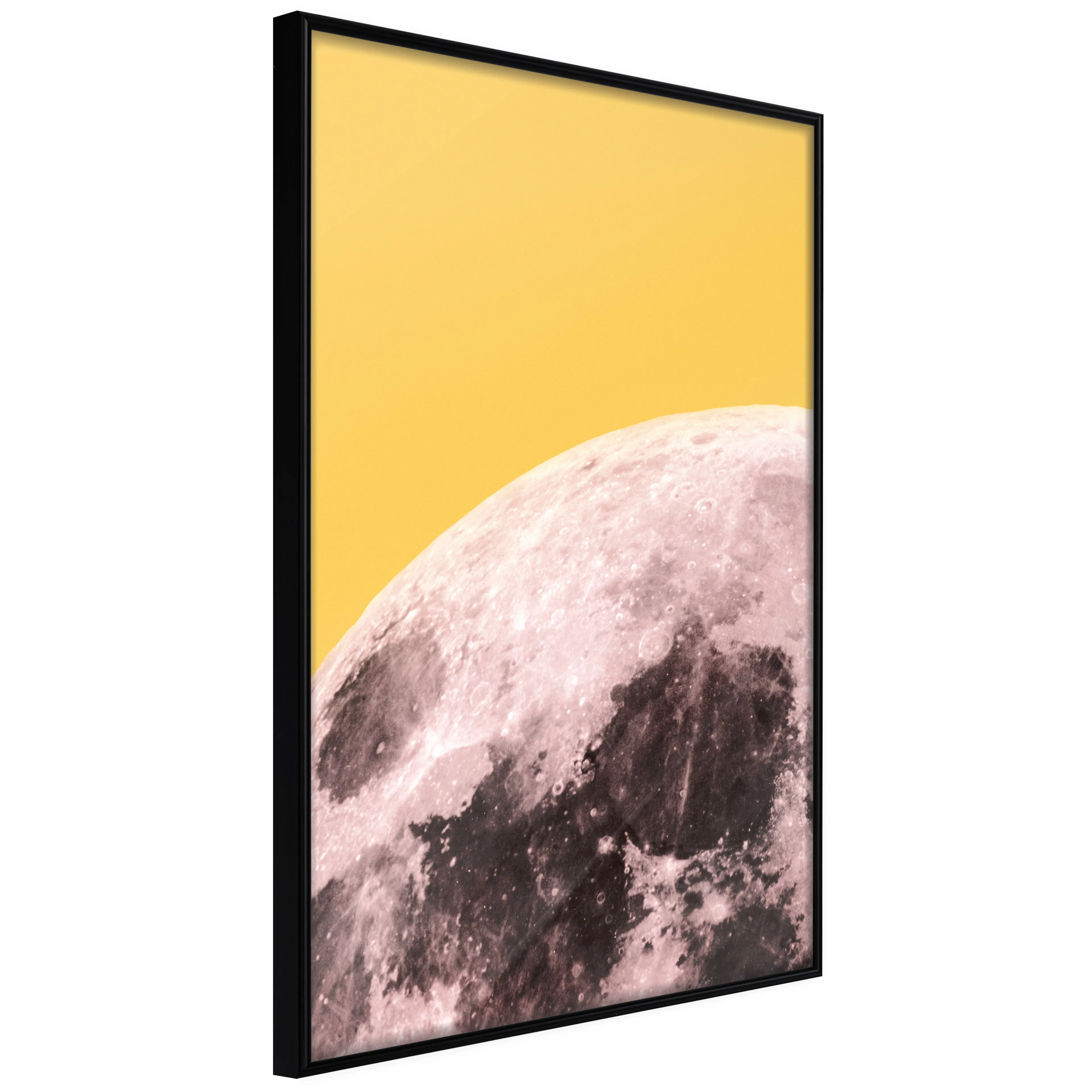 Affisch - Sunny Moon [Poster] 20x30 Svart ram, 20x30 cm