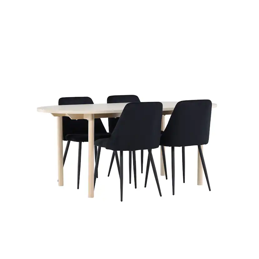 Matgrupp Venture Home Andy 180 med 4 st Night Stolar