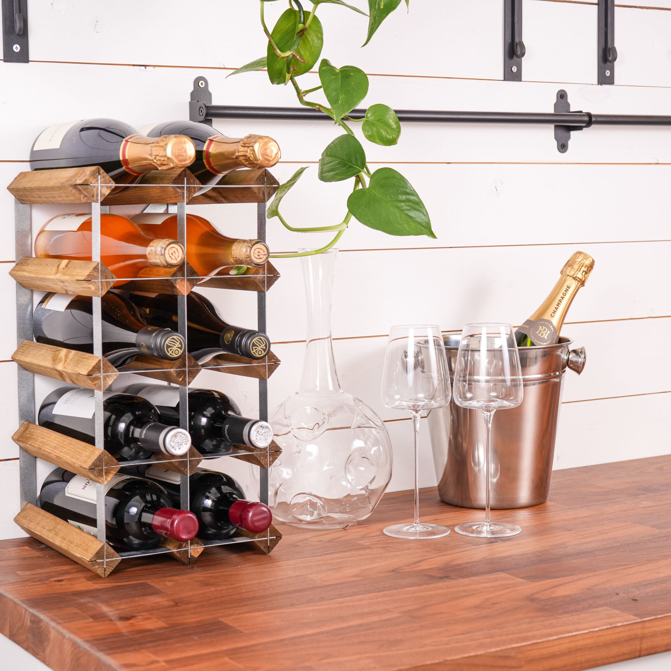 Vinställ Traditional Wine Rack 12 Flaskor