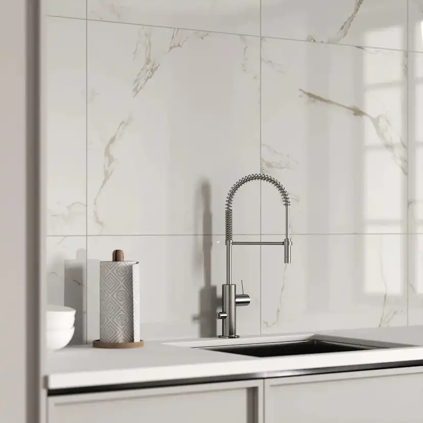 Klinker Tenfors Carrara Gold Marmor Blank 60x60