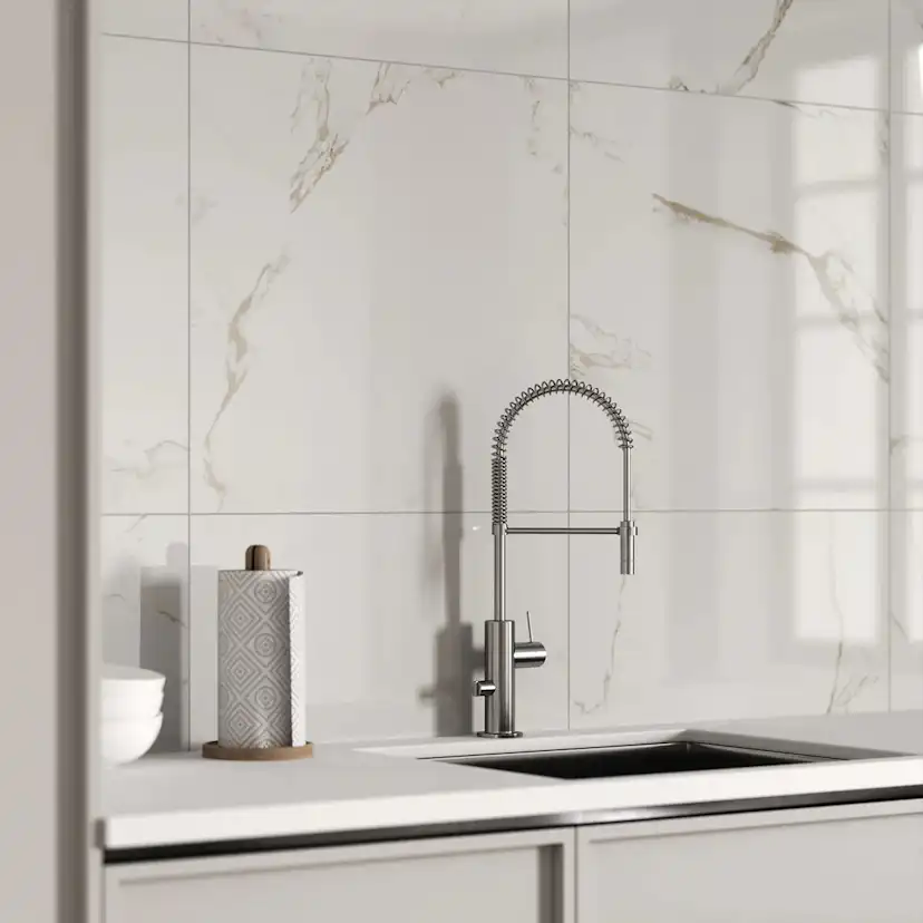 Klinker Carrara Gold Marmor Blank 60x60