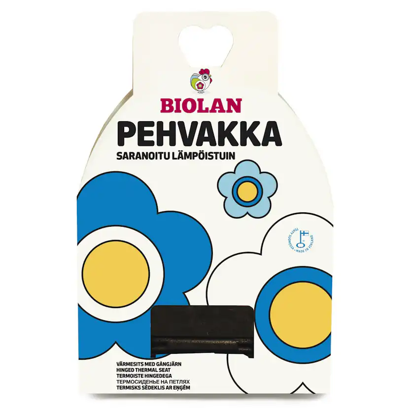 Toalettsits Biolan Värmesits med Gångjärn