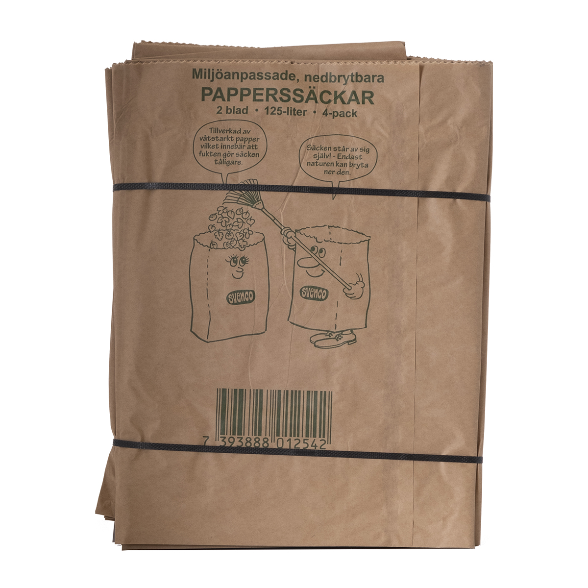 Säck Greenline Papper 4-Pack