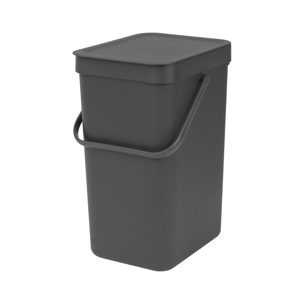 Papperskorg Brabantia SORT & GO 12 L Anthracite Färg: Anthracite, Volym: 12 l