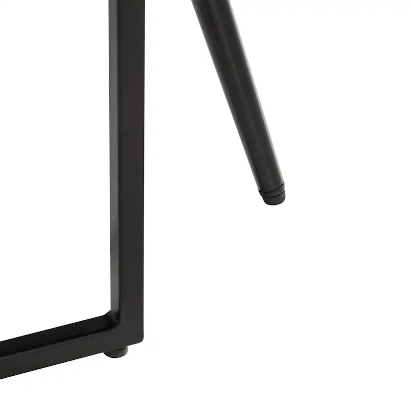 Matgrupp Basic Home Indy Rektangulärt Matbord 180 cm med 6 Hennebyn Matstol