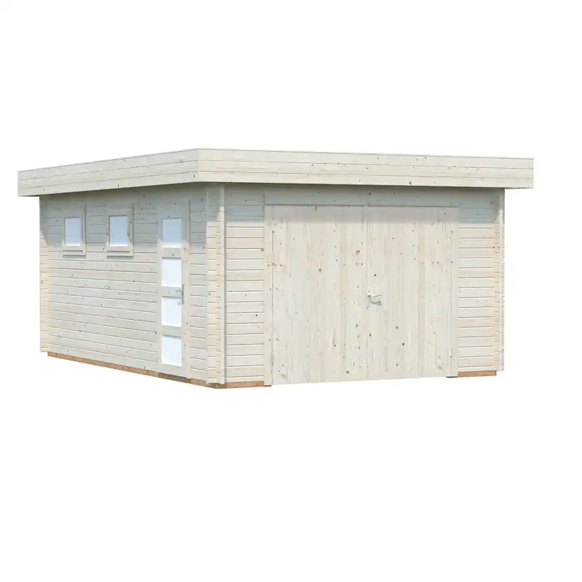 Garage Palmako Rasmus med Garagedörr 19,8 m2