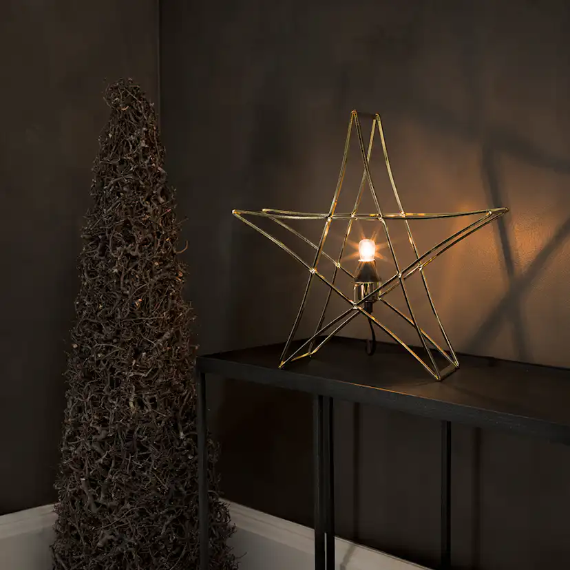 Adventsstjärna Gnosjö Konstsmide Stående 40 cm Metall