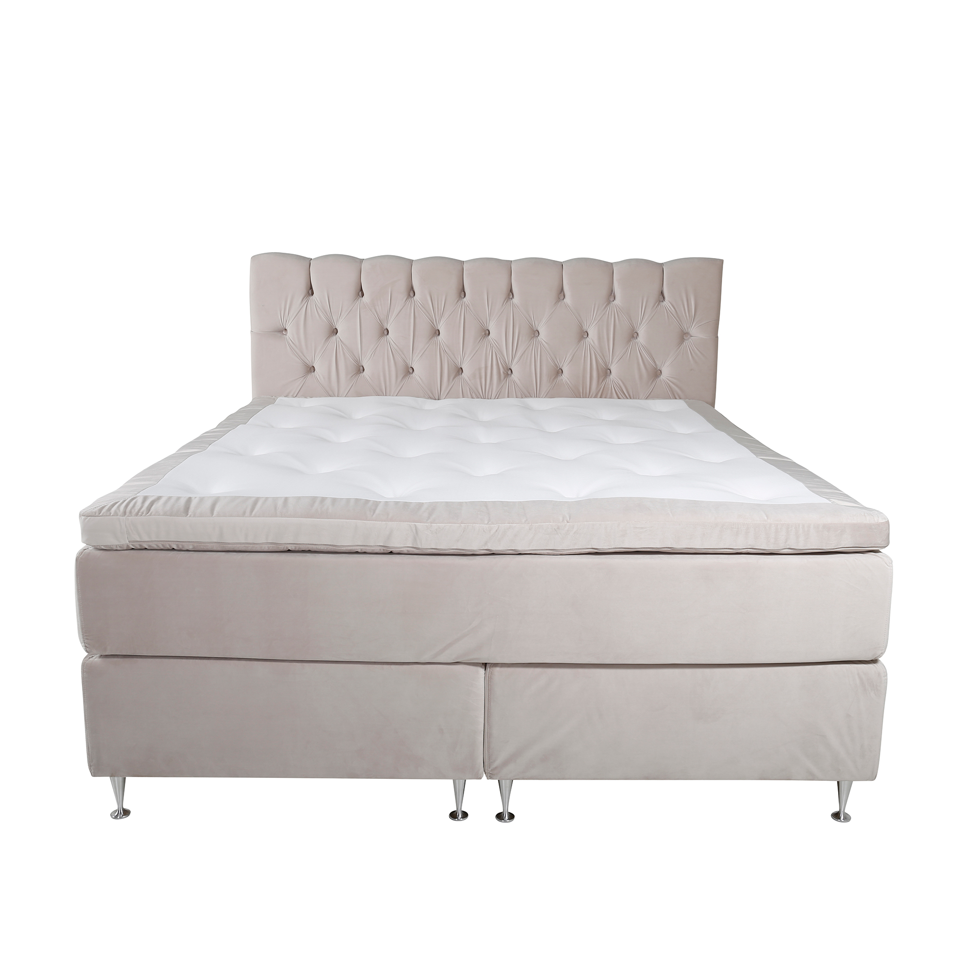 Kontinentalsäng Venture Home Frösslunda Sammet med Sänggavel Sandvik