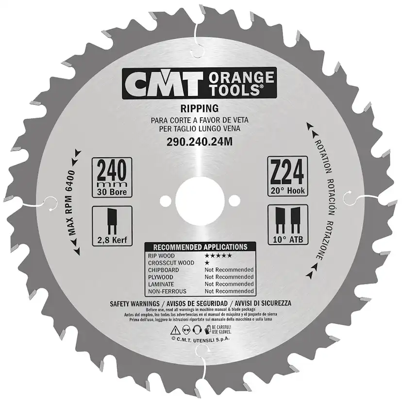 Sågklinga CMT Orange Tools Klyvning