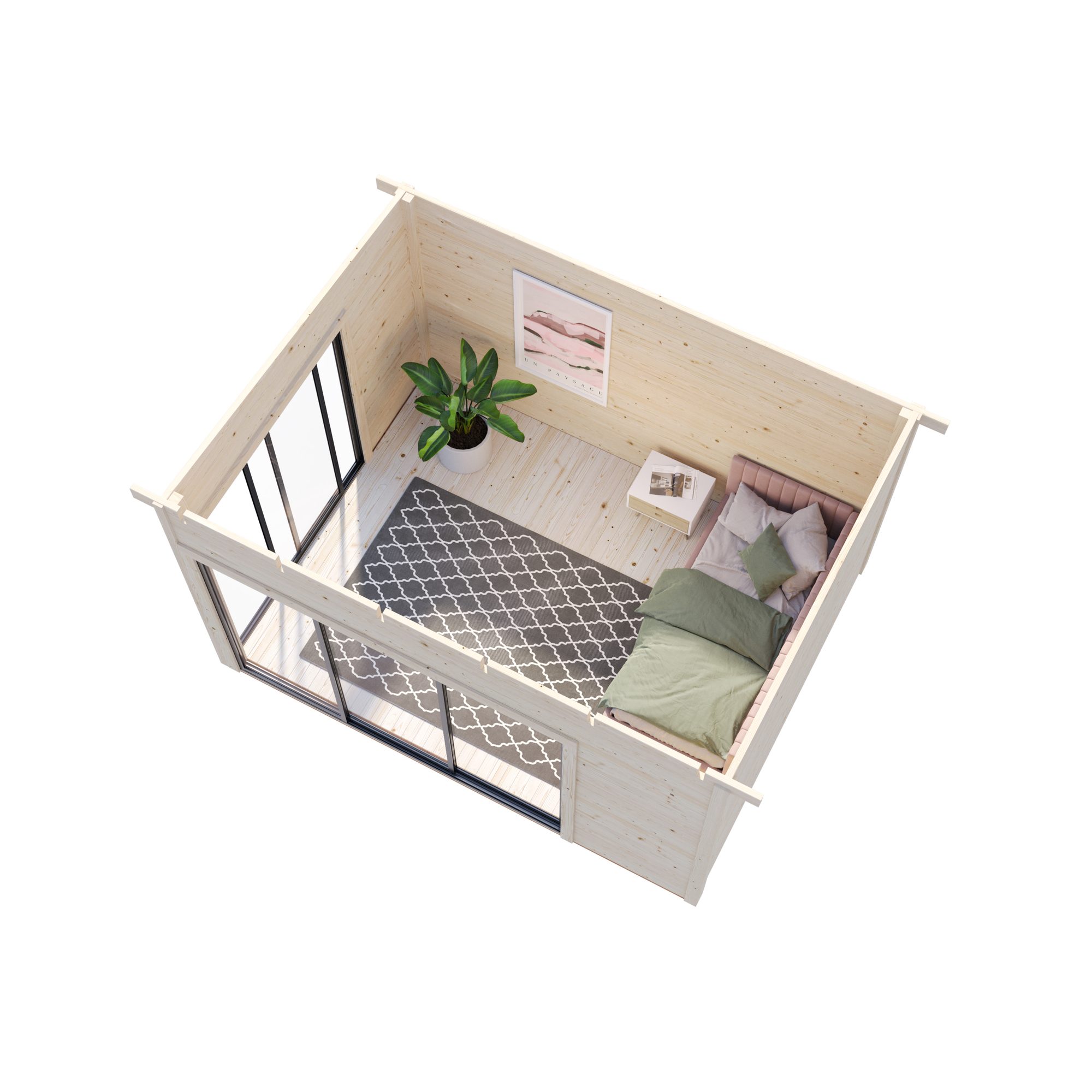 Stuga Palmako Andrea 20,0 m2 (inv. 11,2 m2)