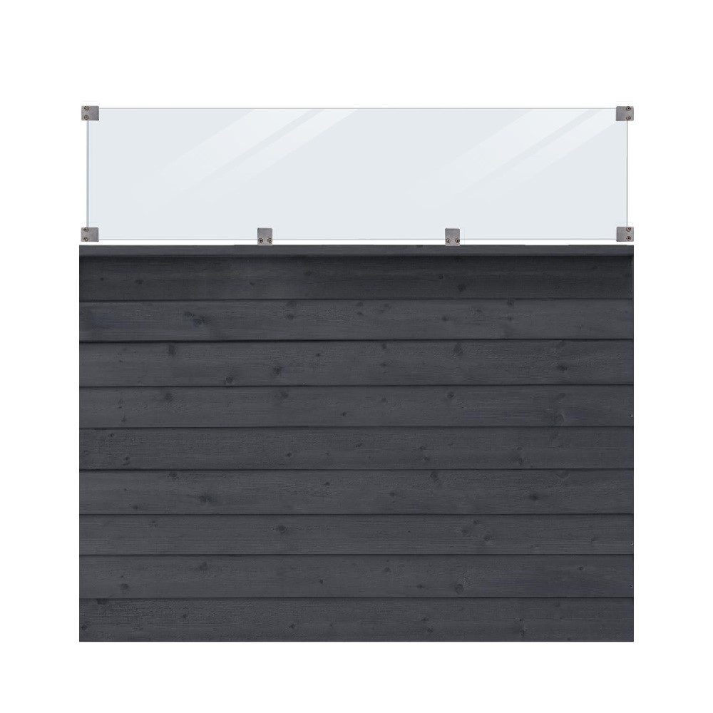 Skärm PLUS Klink med Glas 174x163