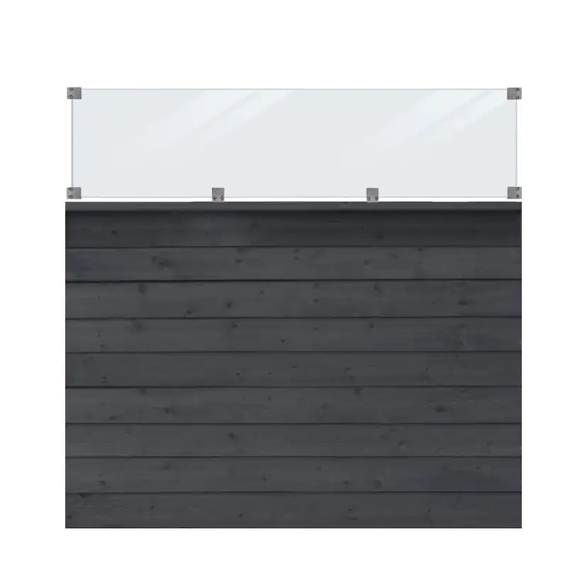 Skärm PLUS Klink med Glas 174x163