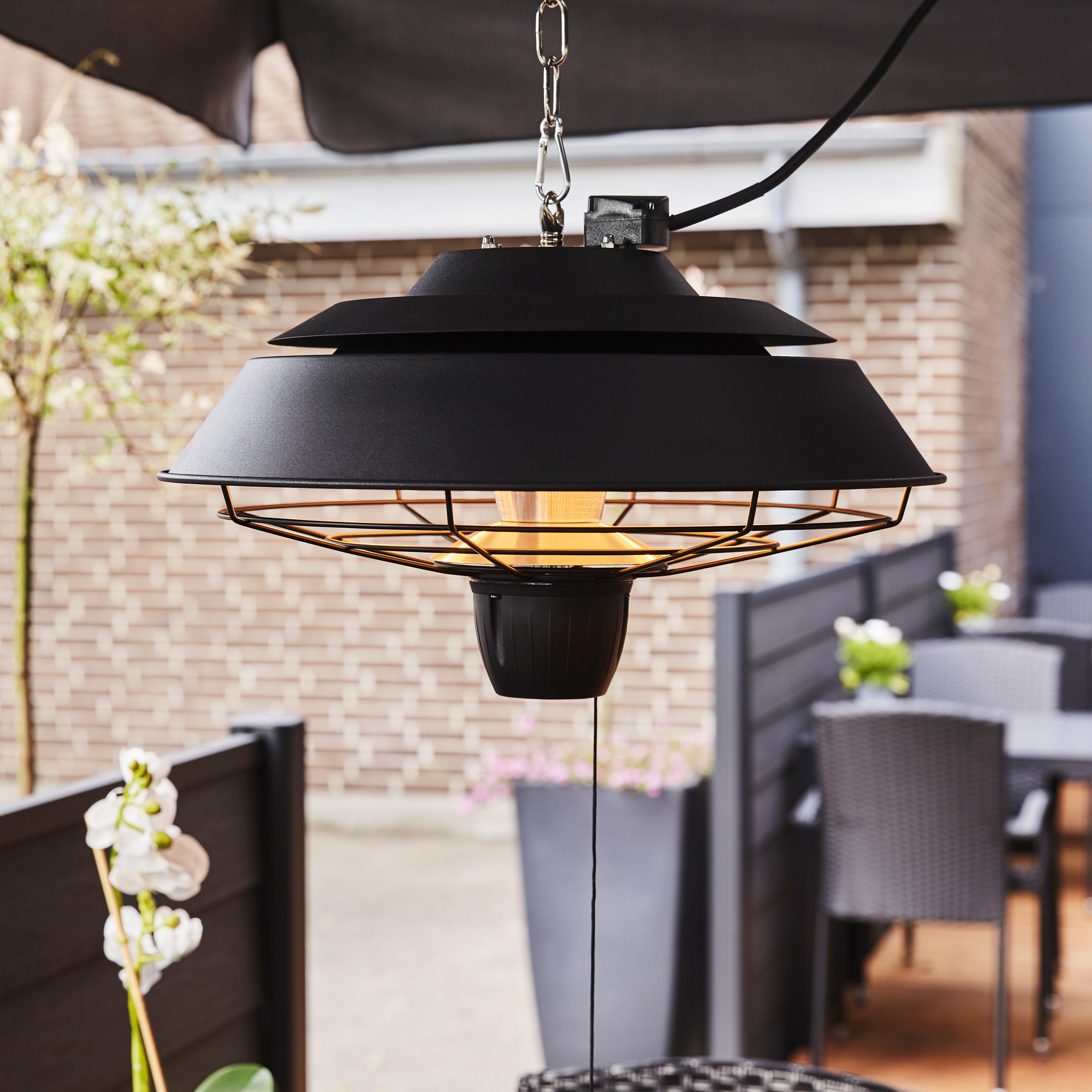 Terrassvärmare HORTUS 1500W HA Svart